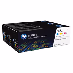 HP Confezione da 3 cartucce originali di toner ciano/magenta/giallo LaserJet 305A - Vista aggiuntiva 7