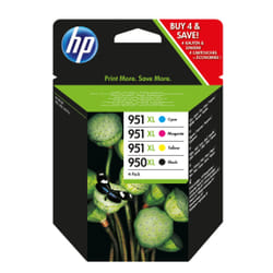 HP 950XL High Yield Black/951XL High Yield Cyan/Magenta/Yellow 4-pack Original Ink Cartridges cartuccia d'inchiostro 4 pz Originale Resa elevata (XL) Nero, Ciano, Magenta, Giallo