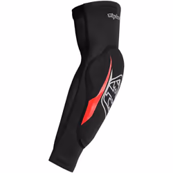 Troy Lee Designs Raid Gomitiere, nero-rosso, dimensione M L per uomo