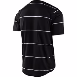 Troy Lee Designs Flowline Stacked T-shirt per biciclette, nero, dimensione S per uomo