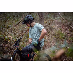 Troy Lee Designs Flowline Stacked T-shirt per biciclette, verde, dimensione M per uomo - Vista aggiuntiva 3