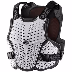 Troy Lee Designs RockFight Flex Gilet Protettore, nero-bianco, dimensione M L per uomo