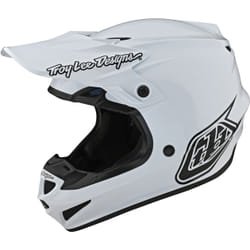Troy Lee Designs SE4 PA Mono Casco Motocross, bianco, dimensione S per uomo