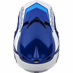 Troy Lee Designs GP Overload Casco motocross, bianco-turchese-blu, dimensione XL per uomo