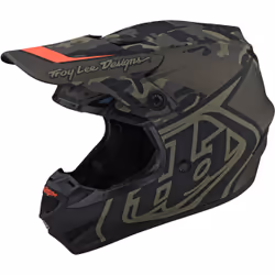 Troy Lee Designs GP Overload Camo Casco motocross, verde, dimensione XS per uomo