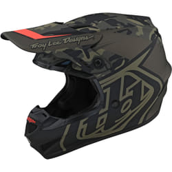 Troy Lee Designs GP Overload Camo Casco motocross, verde, dimensione XS per uomo