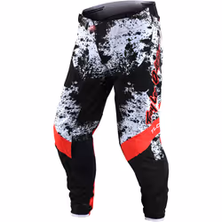 Troy Lee Designs SE Ultra Grime Pantaloni Motocross, nero-bianco-rosso, dimensione 36 per uomo