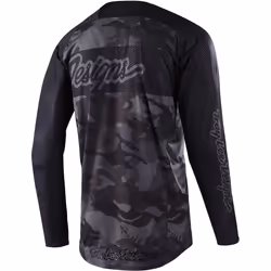 Troy Lee Designs SE Pro Air Vox Camo Maglia Motocross, nero, dimensione XL per uomo