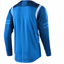 Troy Lee Designs GP Air Roll Out Maglia Motocross, bianco-blu, dimensione L per uomo