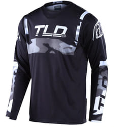 Troy Lee Designs GP Brazen Camo Maglia Motocross, nero-grigio, dimensione L per uomo