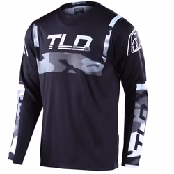 Troy Lee Designs GP Brazen Camo Maglia Motocross, nero-grigio, dimensione L per uomo