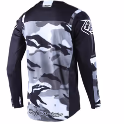 Troy Lee Designs GP Brazen Camo Maglia Motocross, nero-grigio, dimensione L per uomo