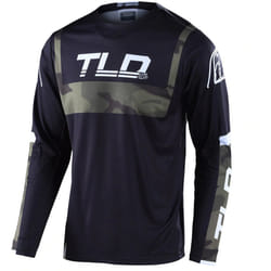 Troy Lee Designs GP Brazen Camo Maglia Motocross, nero-multicolore, dimensione 2XL per uomo