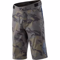 Troy Lee Designs Flowline Spray Camo Pantaloncini da bicicletta, verde-multicolore, dimensione 30 per uomo
