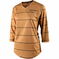 Troy Lee Designs Mischief Pinstripe Maglia da bicicletta da donna, marrone, dimensione M per donne
