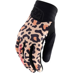 Troy Lee Designs Luxe Leopard Guanti Motocross Donna, arancione-marrone, dimensione XL per donne