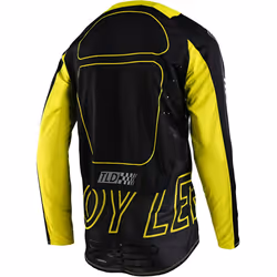 Troy Lee Designs SE Pro Drop In Maglia Motocross, nero-giallo, dimensione M per uomo