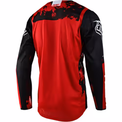 Troy Lee Designs GP Astro 2022 Maglia Motocross, nero-rosso, dimensione L per uomo
