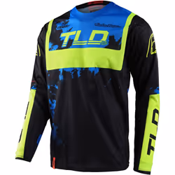 Troy Lee Designs GP Astro 2022 Maglia Motocross, nero-giallo, dimensione L per uomo