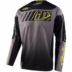 Troy Lee Designs GP Gear Icon Maglia Motocross, nero-grigio, dimensione L per uomo