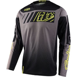 Troy Lee Designs GP Gear Icon Maglia Motocross, nero-grigio, dimensione L per uomo