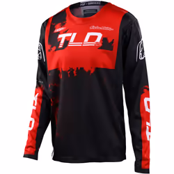 Troy Lee Designs GP Astro Maglia Motocross Giovanile, nero-rosso, dimensione L