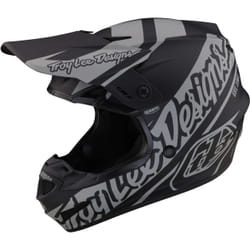 Troy Lee Designs GP Slice Casco da motocross, nero-grigio, dimensione 2XL per uomo