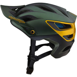 Troy Lee Designs A3 Uno MIPS Casco da bicicletta, nero-verde, dimensione XS S per uomo