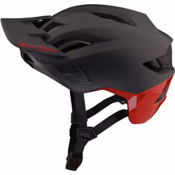 Troy Lee Designs Flowline SE MIPS Radian Casco da bicicletta, nero-grigio-rosso per uomo