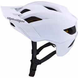 Troy Lee Designs Flowline MIPS Orbit Casco da bicicletta, bianco per uomo
