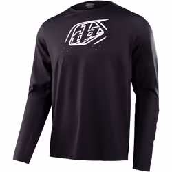 Troy Lee Designs Sprint Icon Maglia da bicicletta per bambini, nero-bianco, dimensione M