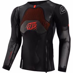 Troy Lee Designs Stage Ghost D3O Baselayer Maglia protettiva a maniche lunghe, nero, dimensione S per uomo