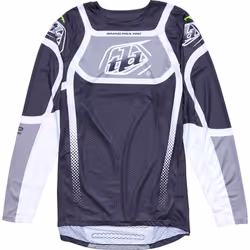Troy Lee Designs GP Pro Air Bands Maglia Motocross, nero-grigio-bianco, dimensione XL per uomo
