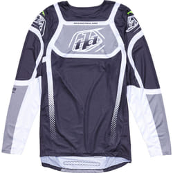 Troy Lee Designs GP Pro Air Bands Maglia Motocross, nero-grigio-bianco, dimensione XL per uomo
