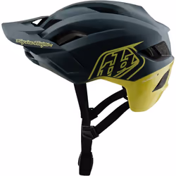 Troy Lee Designs Mips Flowline SE Badge Casco da bicicletta, grigio-giallo, dimensione M L per uomo - Vista aggiuntiva 2