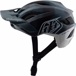 Troy Lee Designs Mips Flowline SE Badge Camo Casco da bicicletta, grigio-verde-blu, dimensione XL 2XL per uomo - Vista aggiuntiva 2