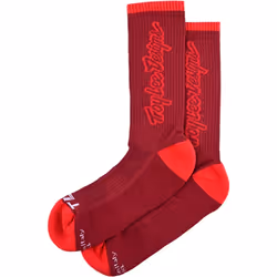 Troy Lee Designs Signature Perfomance Calzini, rosso, dimensione S M per uomo - Vista aggiuntiva 2