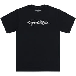Troy Lee Designs Signature T-shirt a maniche corte, nero-bianco, dimensione 2XL per uomo