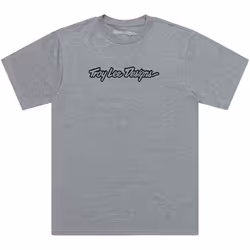 Troy Lee Designs Signature T-shirt a maniche corte, nero-grigio, dimensione S per uomo - Vista aggiuntiva 2