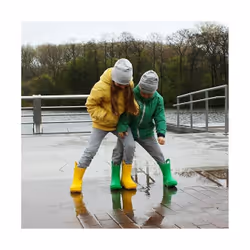 Crocs Handle It Rain Stivali da pioggia Unisex Giallo - Vista aggiuntiva 8
