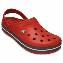 Crocs Crocband Zoccoli Unisex Rosso, Grigio - Vista aggiuntiva 5