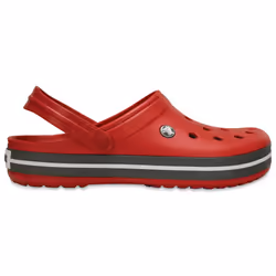 Crocs Crocband, Zoccoli, Unisex, Adulto, Rosso, Grigio, 36 - 37, 38-39