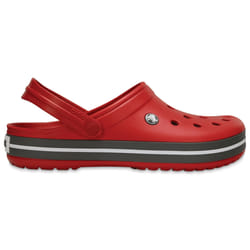 Crocs Crocband Zoccoli Unisex Rosso, Grigio