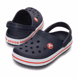 Crocs Crocband Clog Zoccoli Unisex Blu marino, Rosso, Bianco