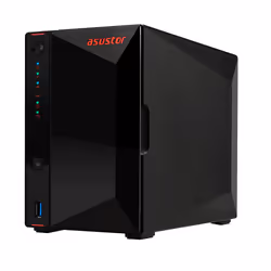 Asustor Nimbustor 2 AS5202T NAS Desktop Intel® Celeron® J4005 2 GB DDR4 0 TB ADM Nero - Vista aggiuntiva 4