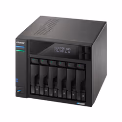 Asustor LOCKERSTOR 6 NAS Desktop Intel® Celeron® N5105 8 GB DDR4 HDD ADM Nero - Vista aggiuntiva 4