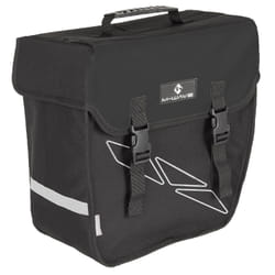 M-Wave Amsterdam Single Posteriore Borsa da bicicletta 18 L Poliestere Nero, Grigio
