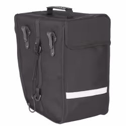 M-Wave Amsterdam Single Posteriore Borsa da bicicletta 18 L Poliestere Nero, Grigio