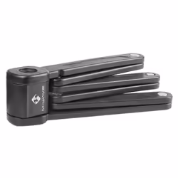 M-Wave F 875/6, Blocco pieghevole, Nero, Plastica, Acciaio, Acciaio, Acciaio, Chiave