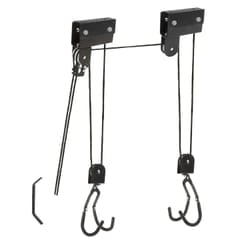 M-Wave Bike Lift Strong Portabiciclette da interno Montaggio a soffitto Nero